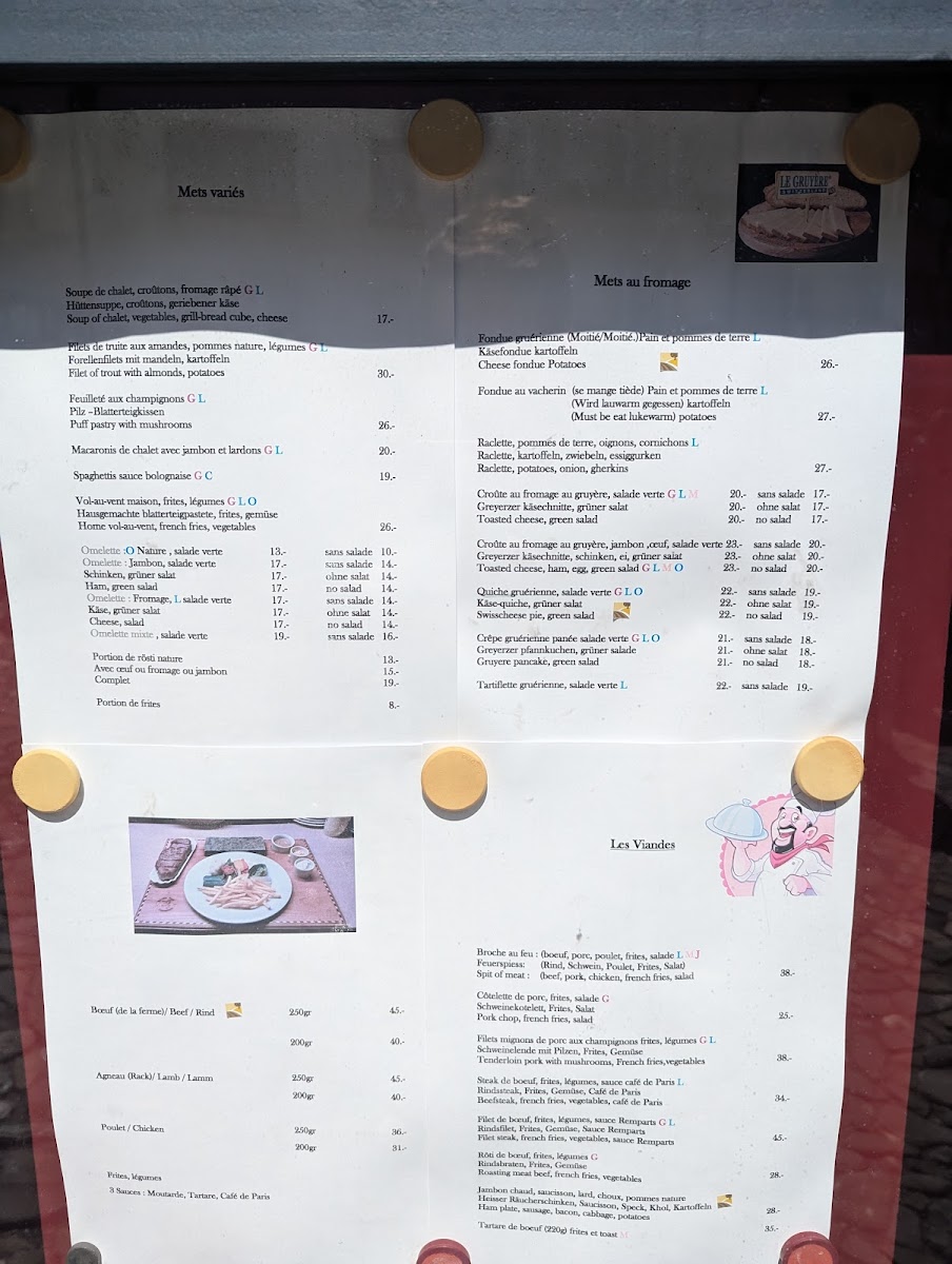 Menu Restaurant Des Remparts-1