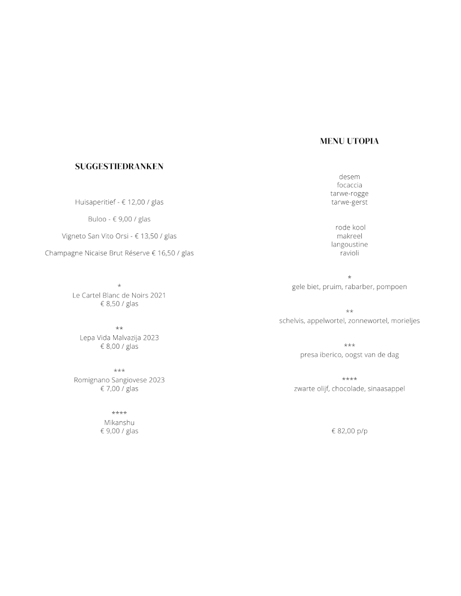 Menu Restaurant Dirkjan Decock-1