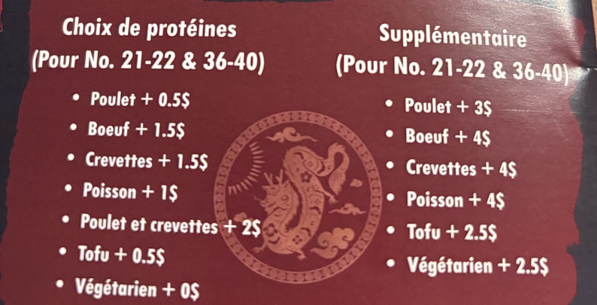 Menu Restaurant Dragon Phénix-5