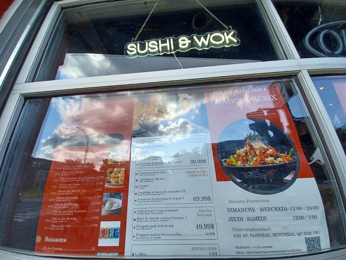 Menu Restaurant Dragon Phénix-9