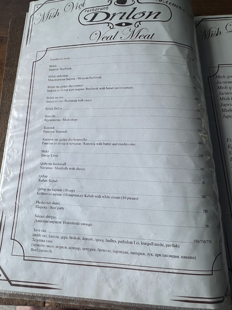 Menu Restaurant Drilon-8