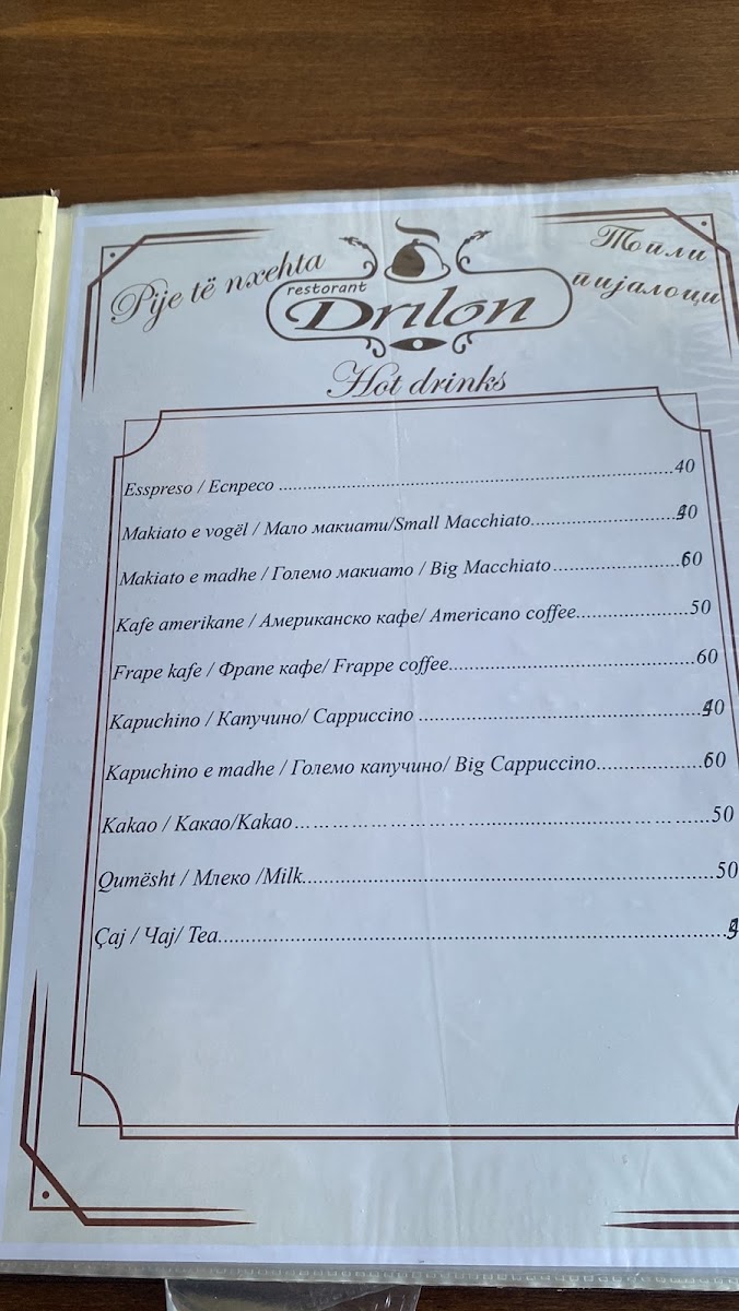 Menu Restaurant Drilon-9