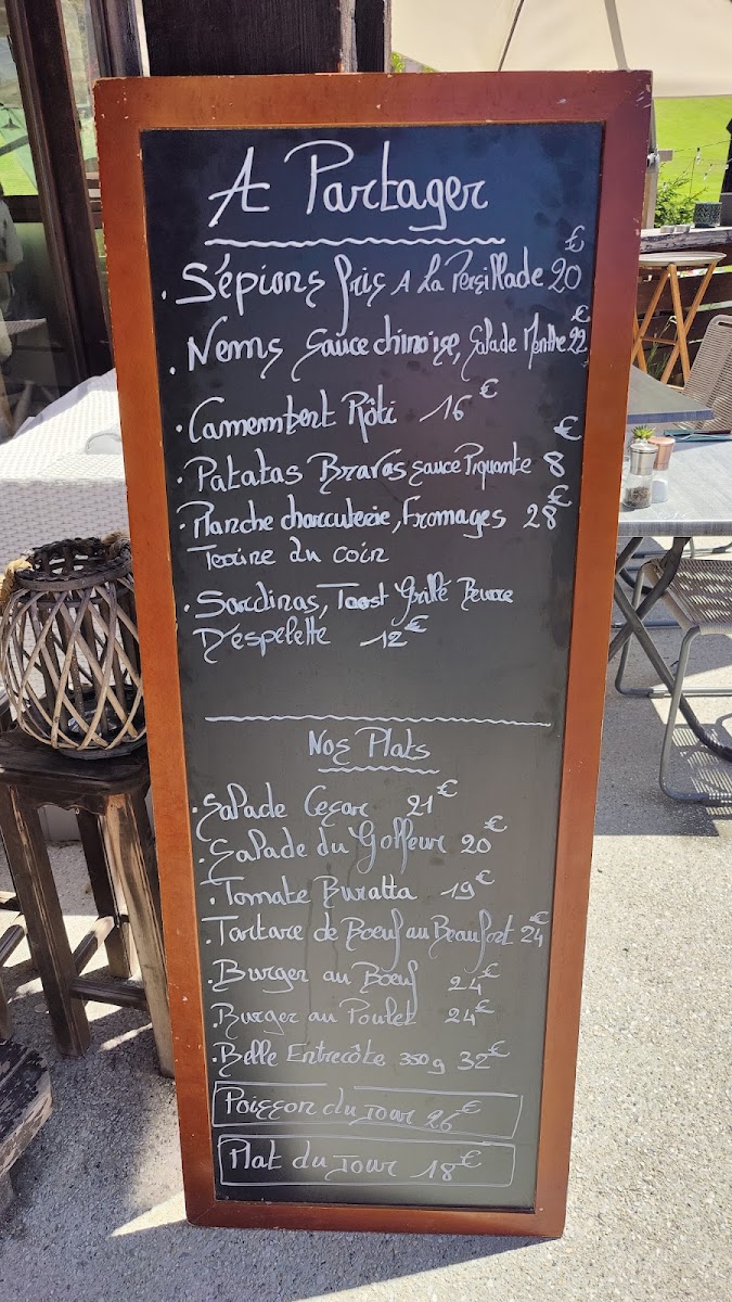 Menu Restaurant Du Golf-2