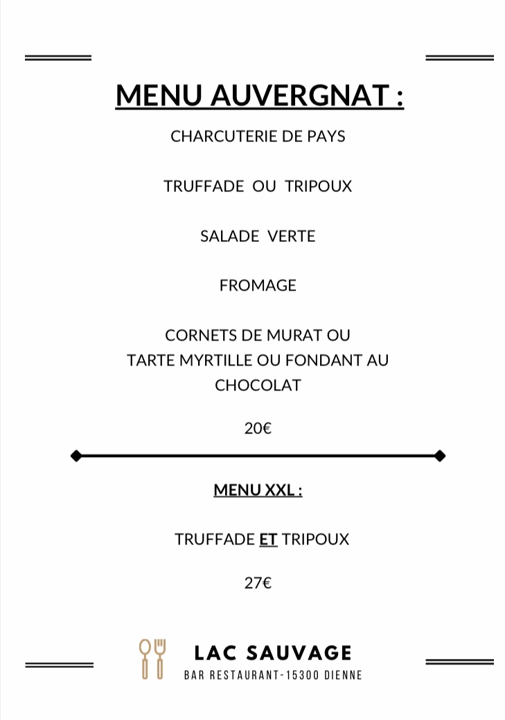 Menu Restaurant Du Lac Sauvage-6