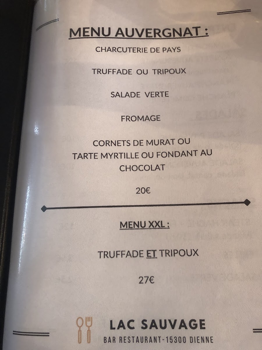 Menu Restaurant Du Lac Sauvage-8