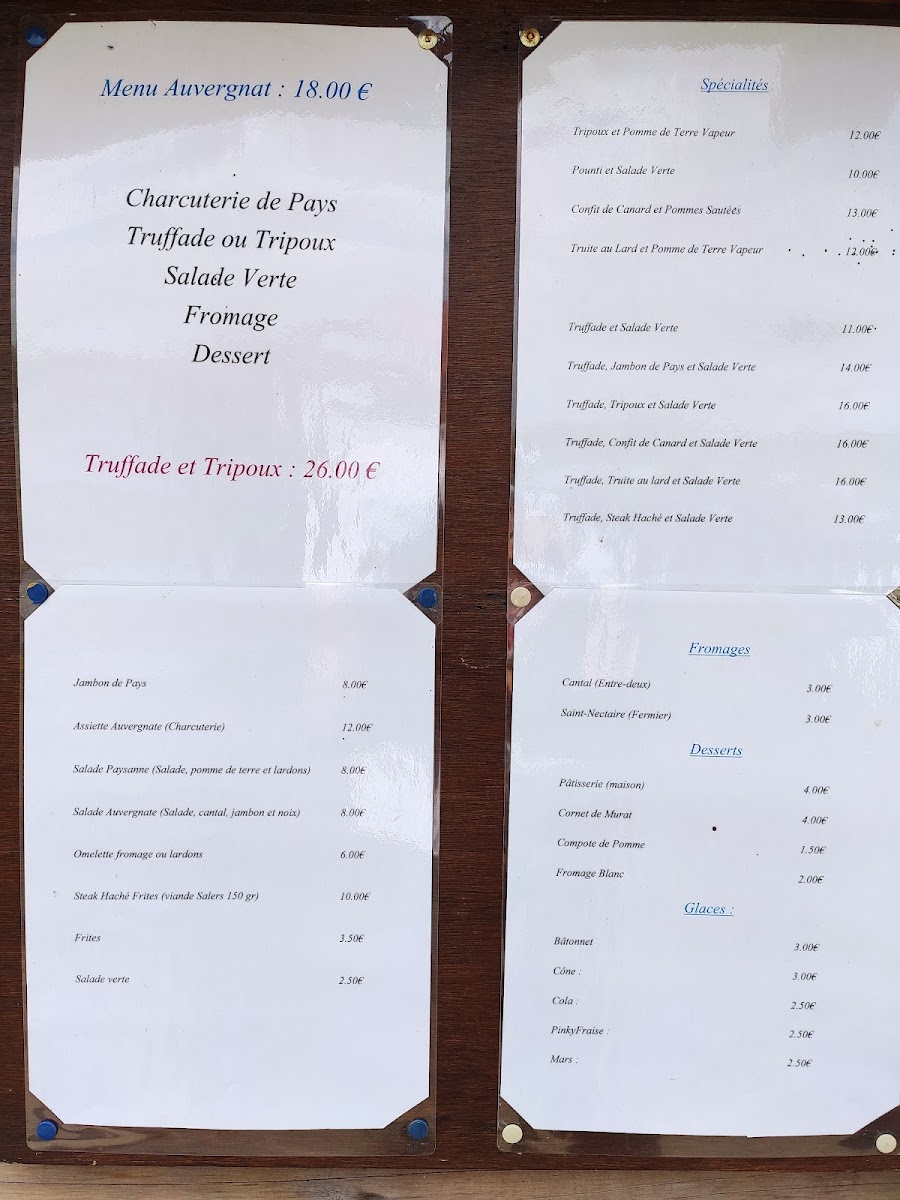 Menu Restaurant Du Lac Sauvage-9