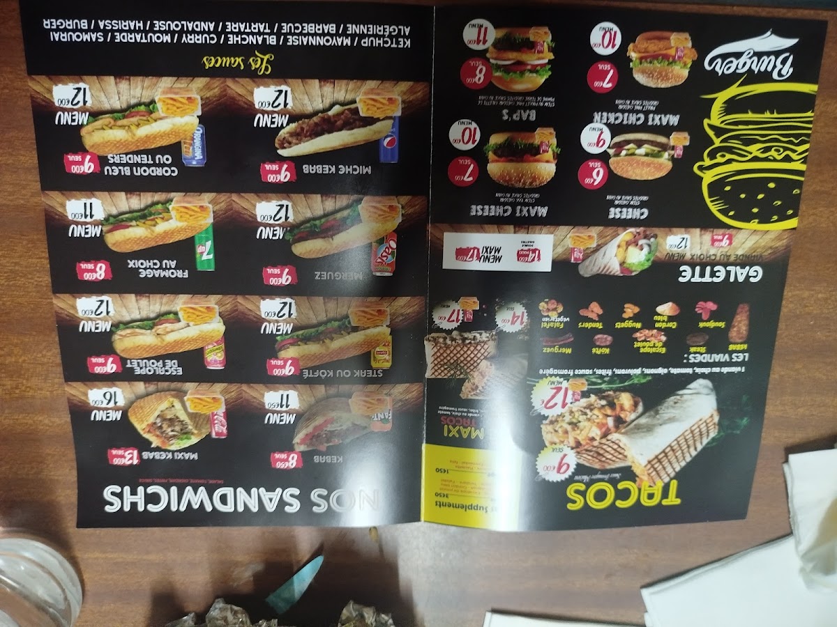 Menu Restaurant Dunia-1