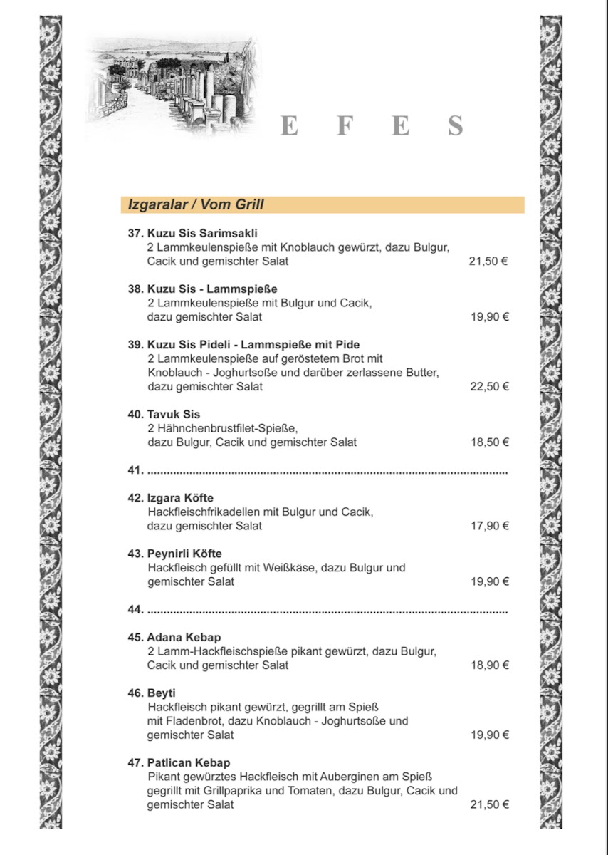 Menu Restaurant Efes-2