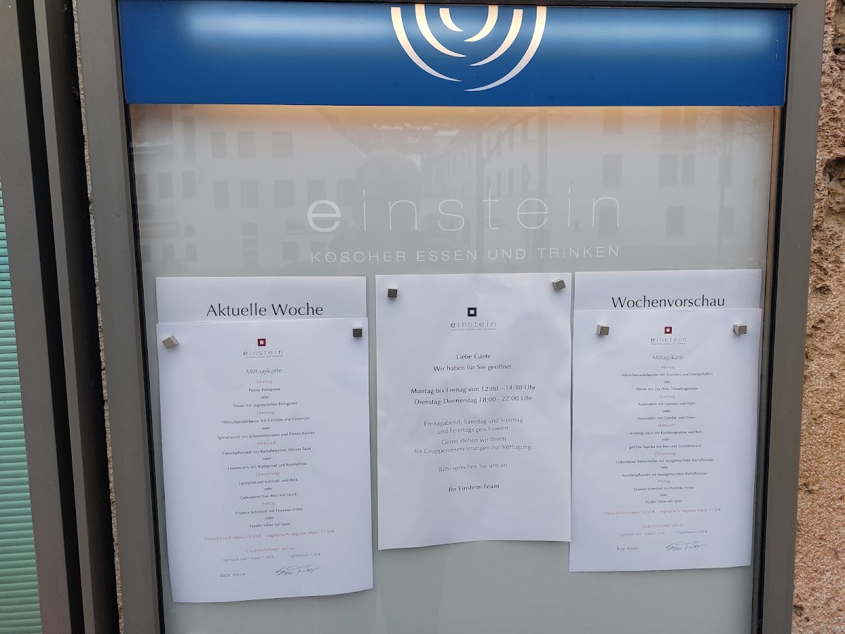 Menu Restaurant Einstein-1