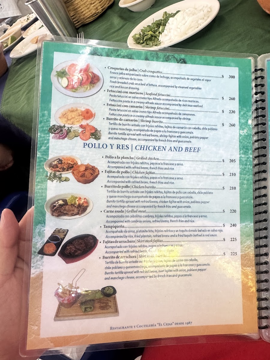 Menu Restaurant El Cejas-3