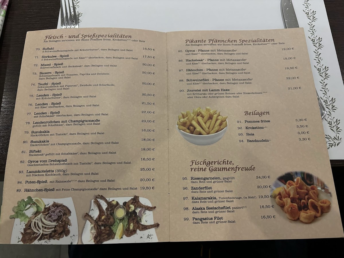 Menu Restaurant El Greco-2
