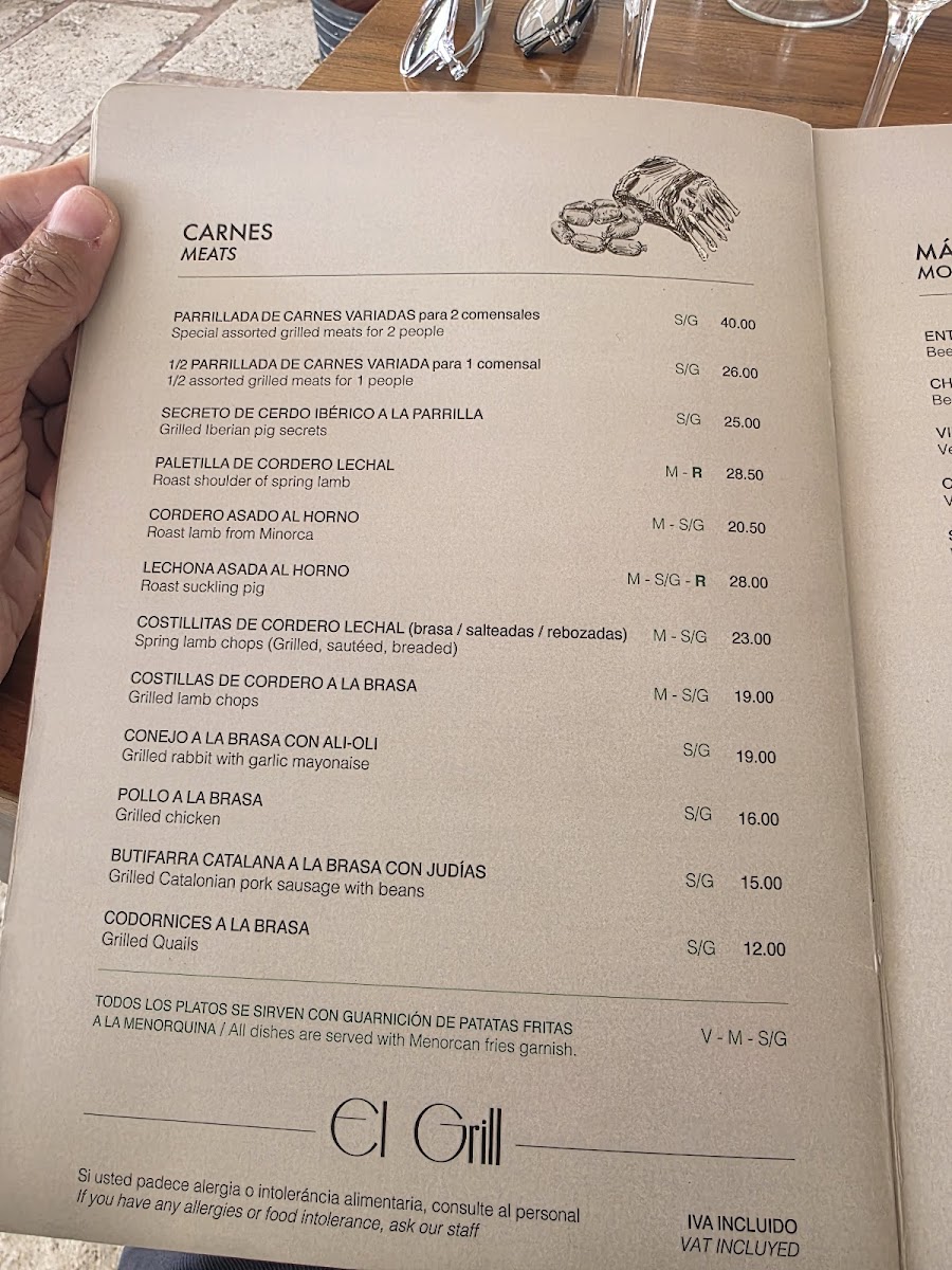 Menu Restaurant El Grill-1