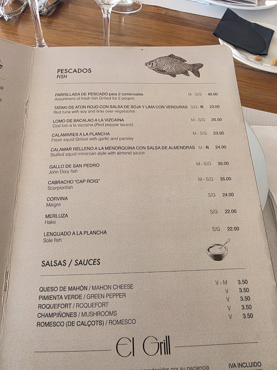 Menu Restaurant El Grill-2
