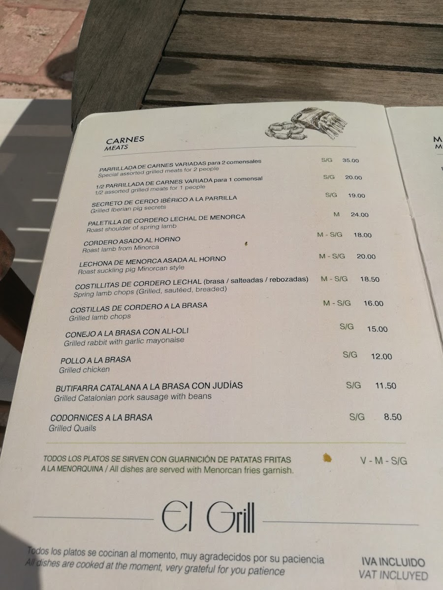 Menu Restaurant El Grill-8
