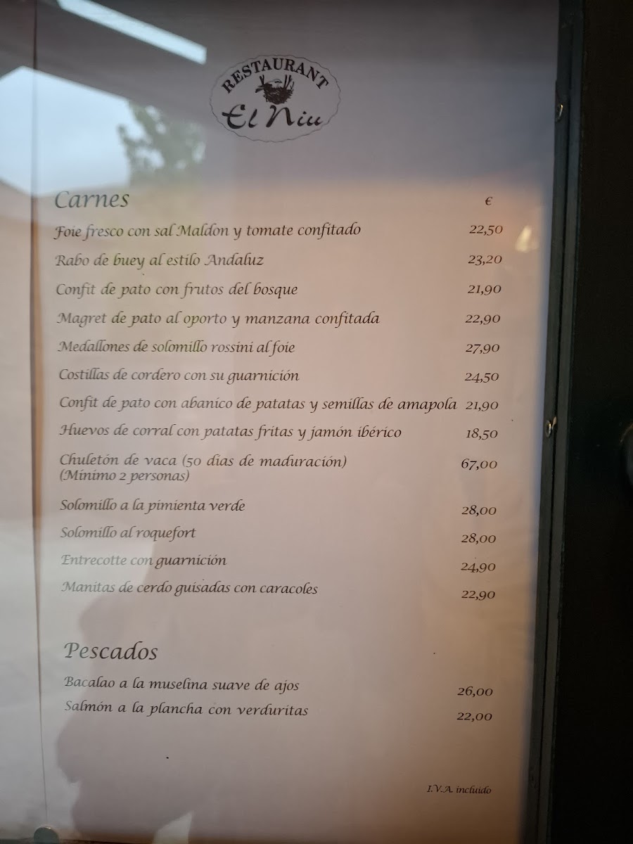 Menu Restaurant El Niu-3
