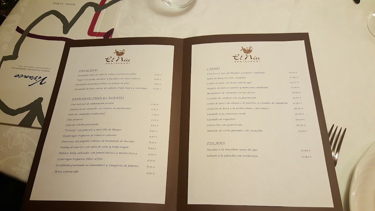 Menu Restaurant El Niu-8