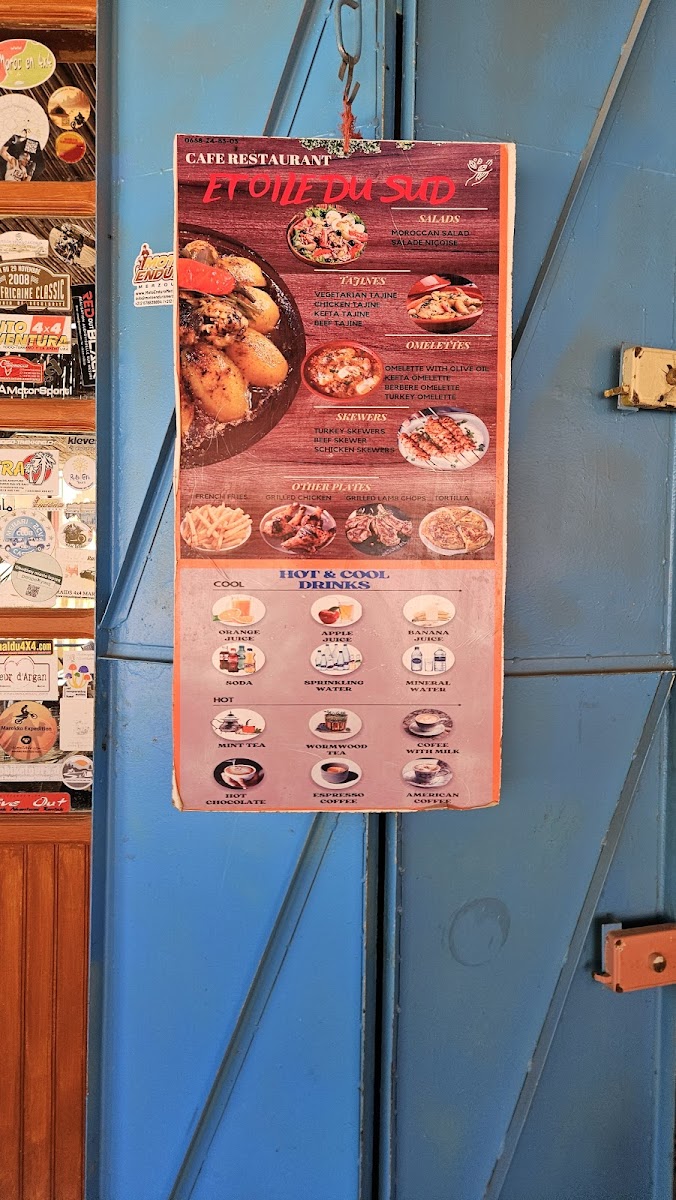 Menu Restaurant Etoile Du Sud-1