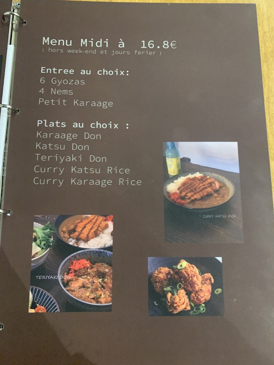 Menu Restaurant Fan Wu Ramen & Donburis-3