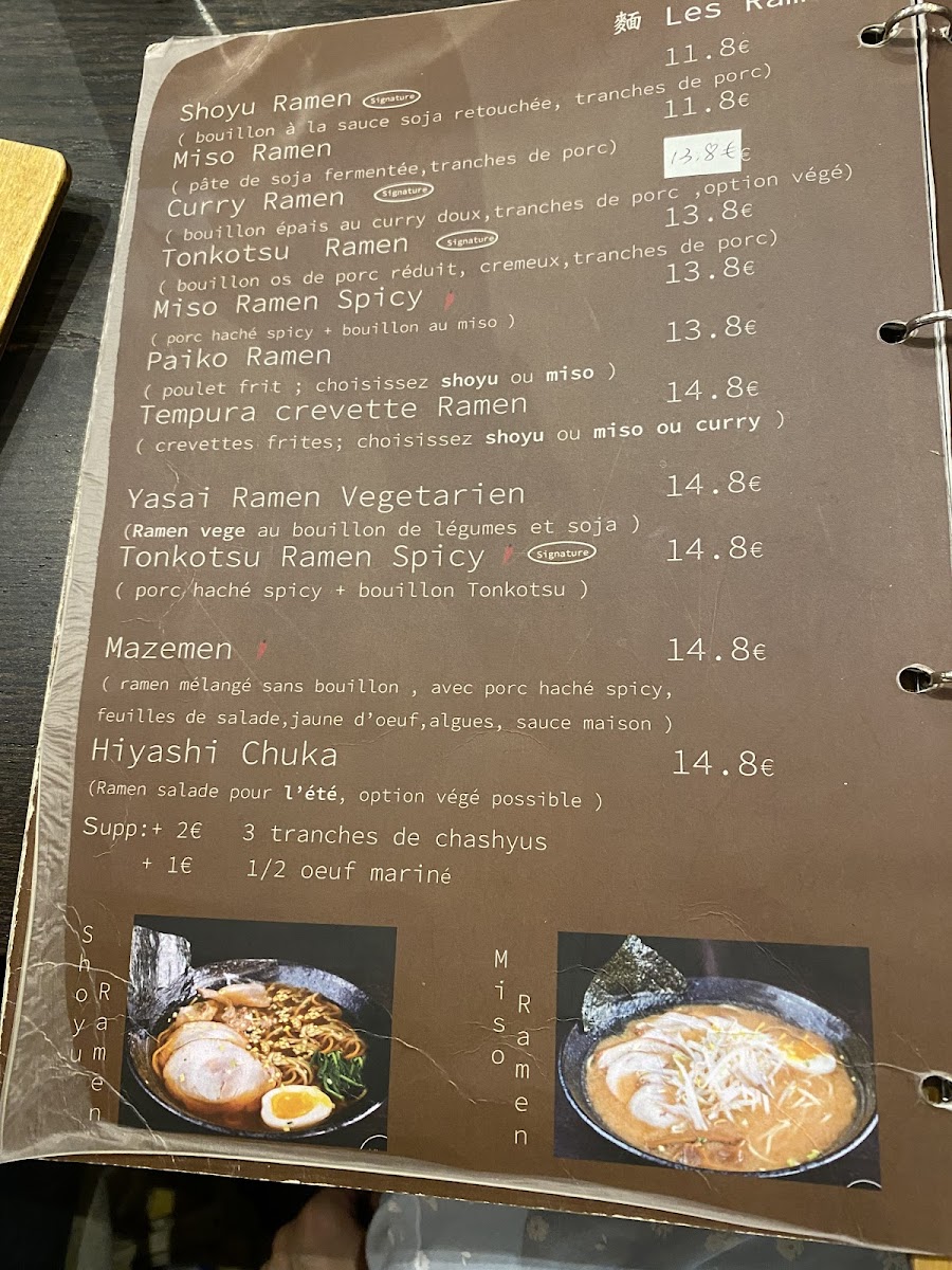 Menu Restaurant Fan Wu Ramen & Donburis-5