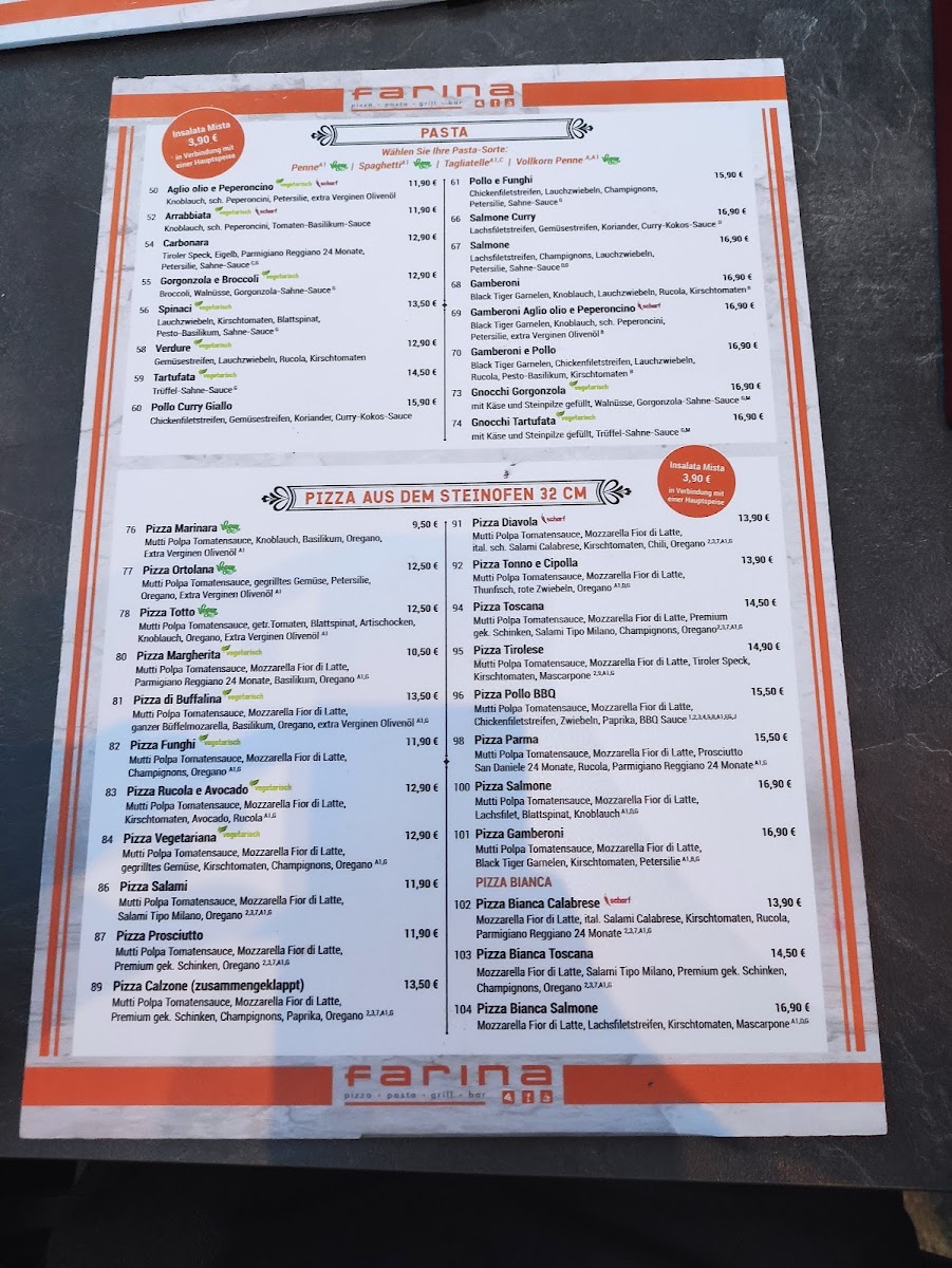 Menu Restaurant Farina-2