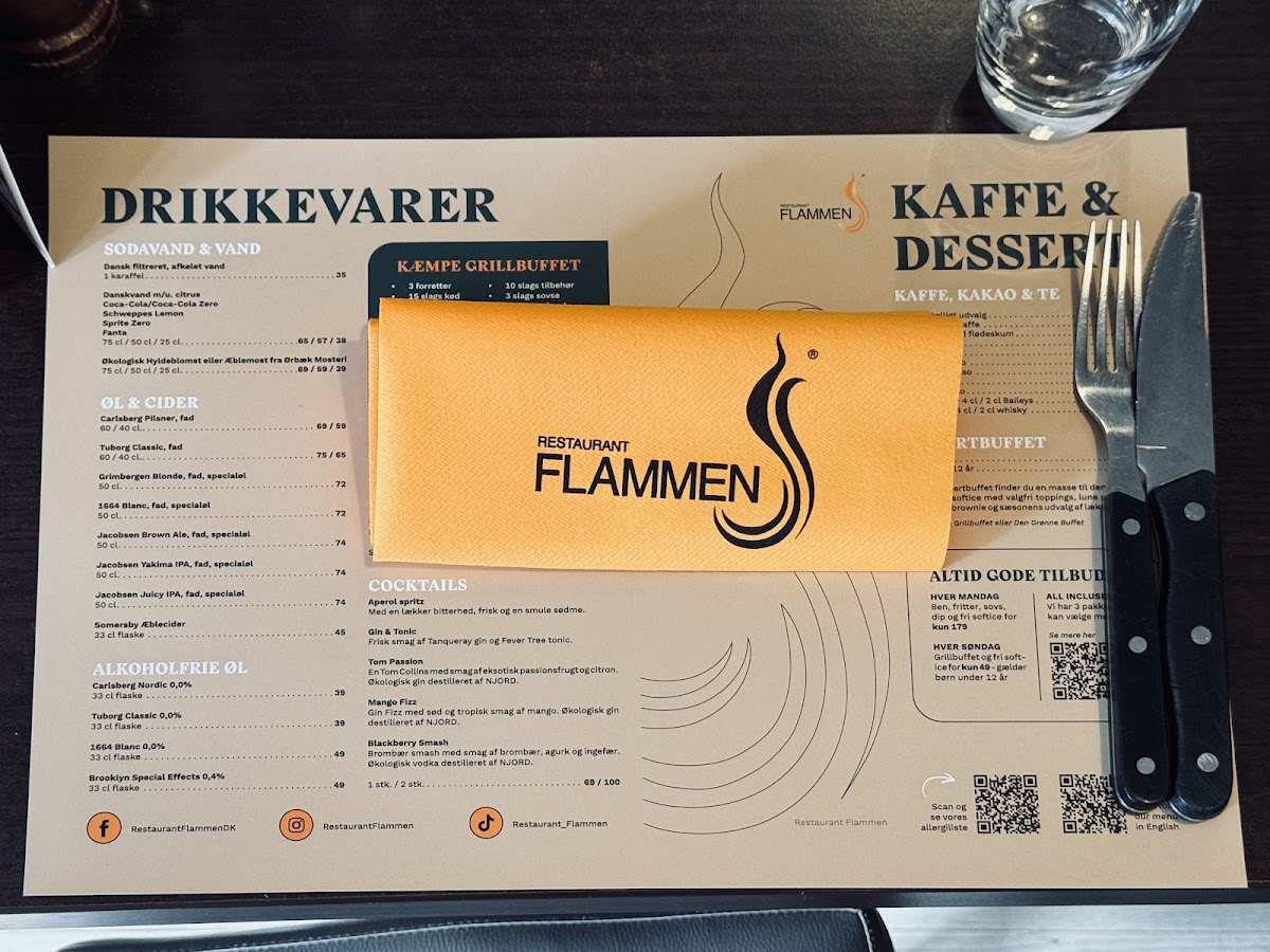Menu Restaurant Flammen - Aarhus-1