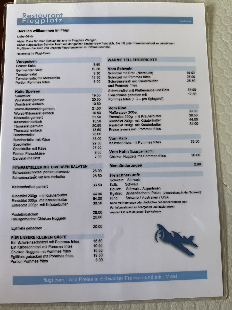Menu Restaurant Flugplatz Wangen-3