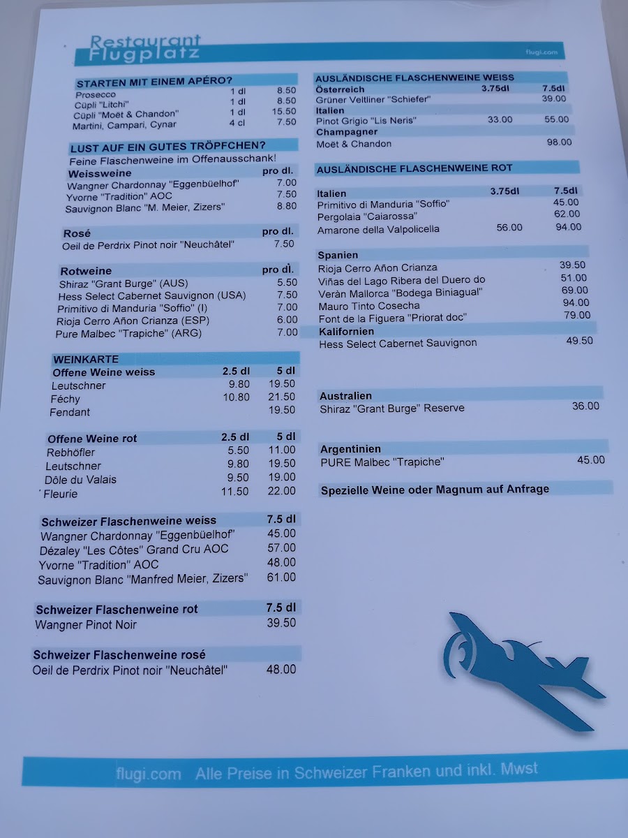 Menu Restaurant Flugplatz Wangen-5