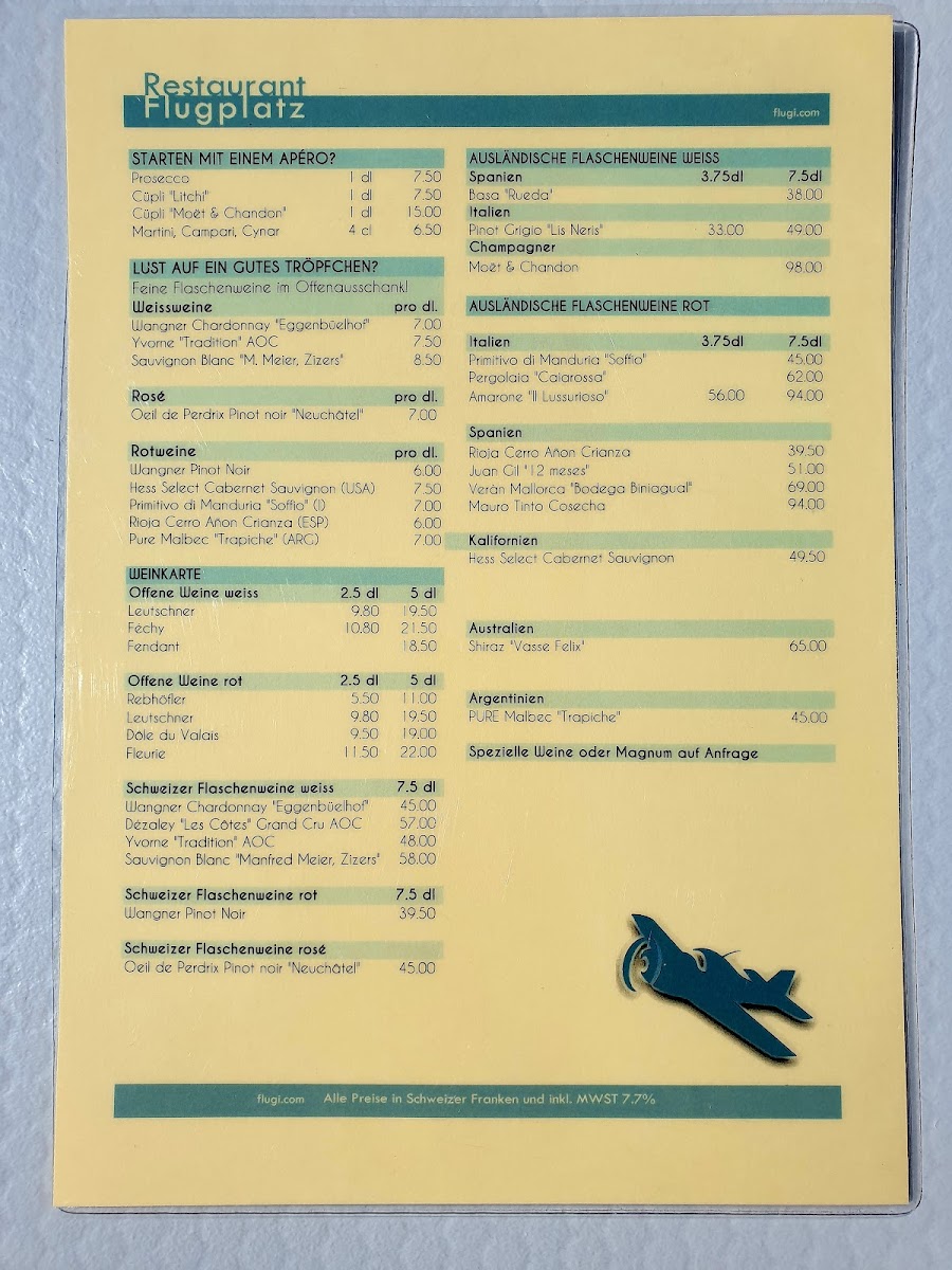 Menu Restaurant Flugplatz Wangen-6