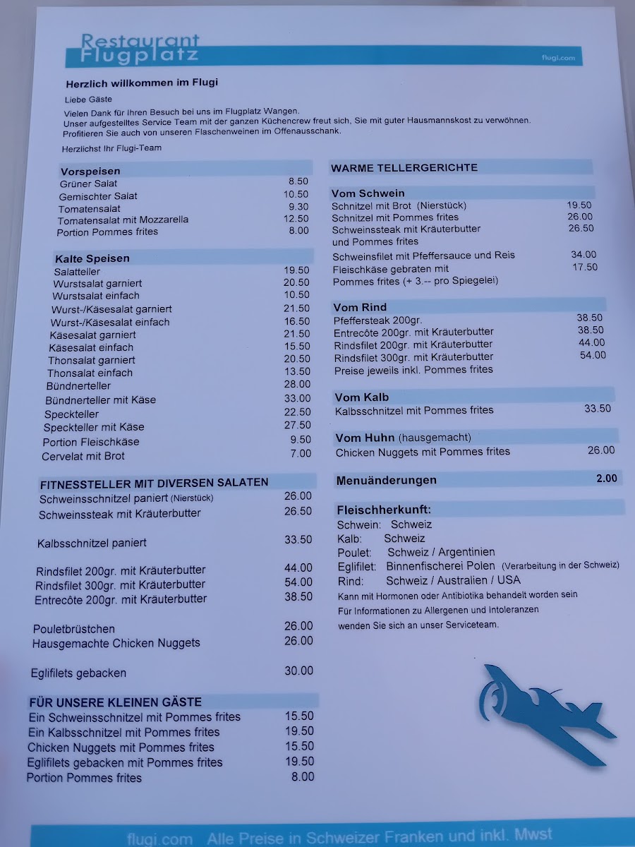 Menu Restaurant Flugplatz Wangen-7