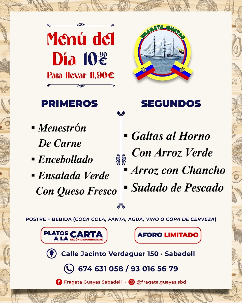 Menu Restaurant Fragata Guayas Sabadell-4
