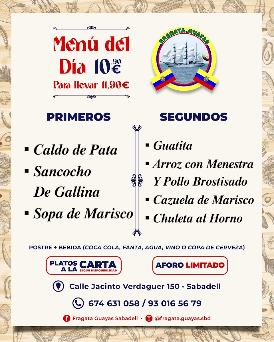 Menu Restaurant Fragata Guayas Sabadell-6