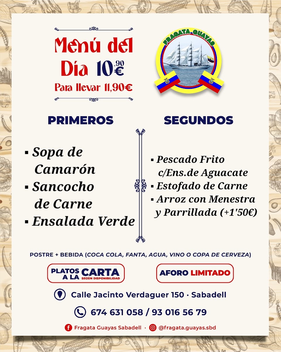 Menu Restaurant Fragata Guayas Sabadell-8