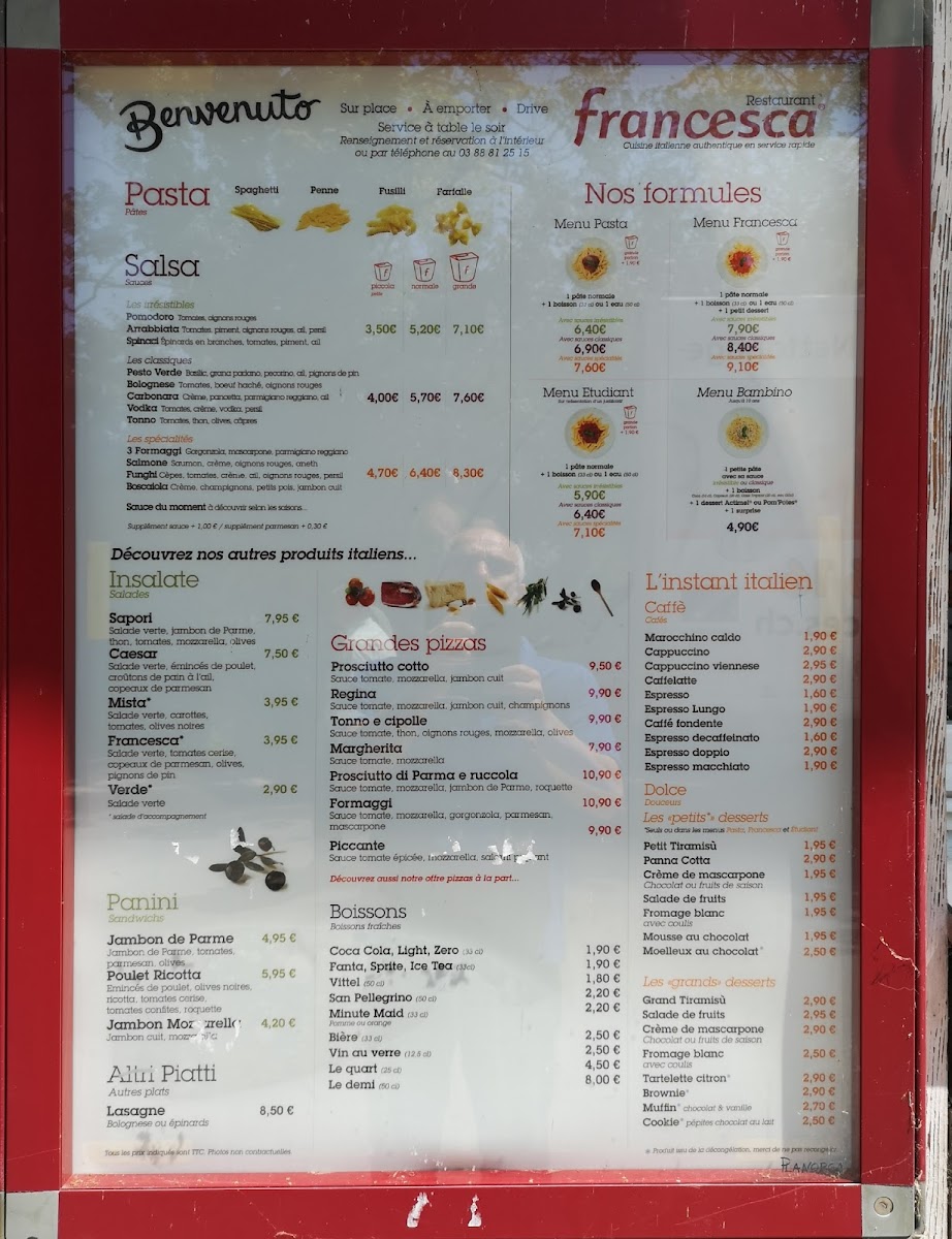 Menu Restaurant Francesca Schiltigheim-2
