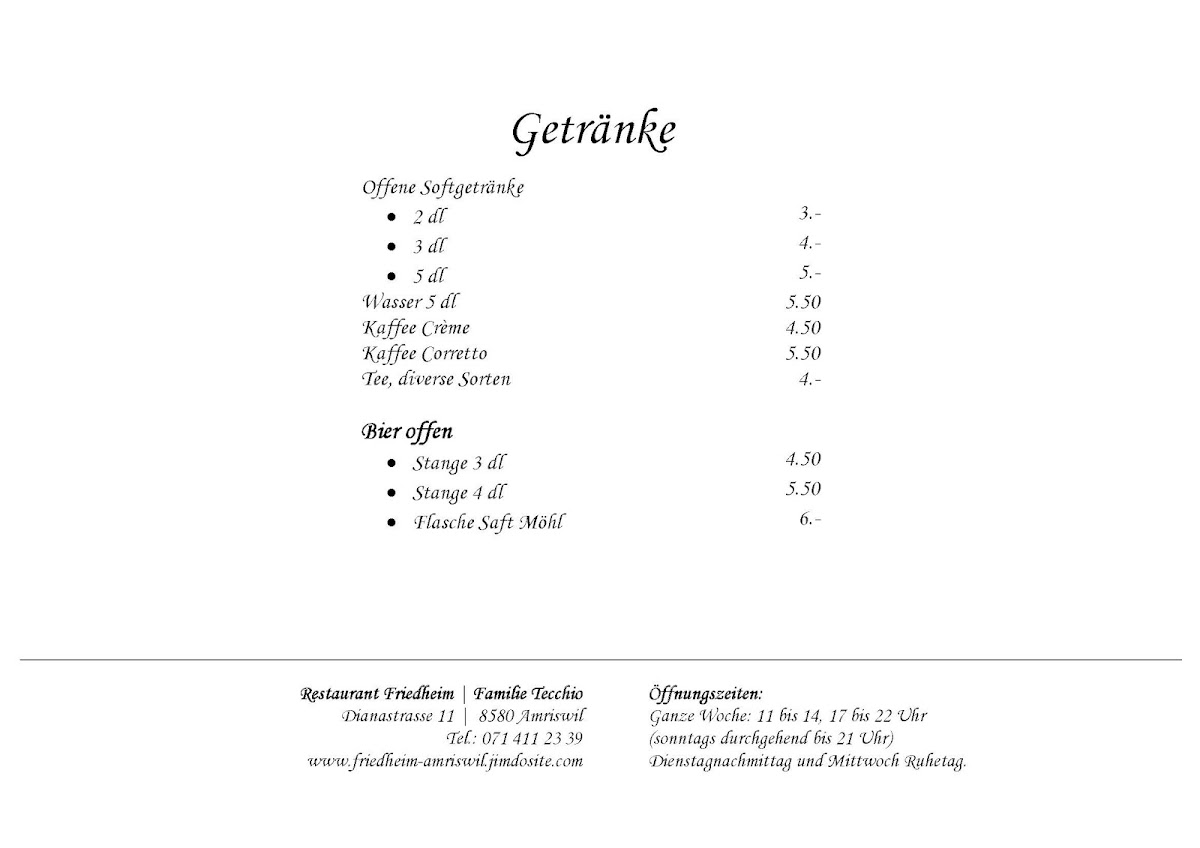 Menu Restaurant Friedheim Amriswil-7