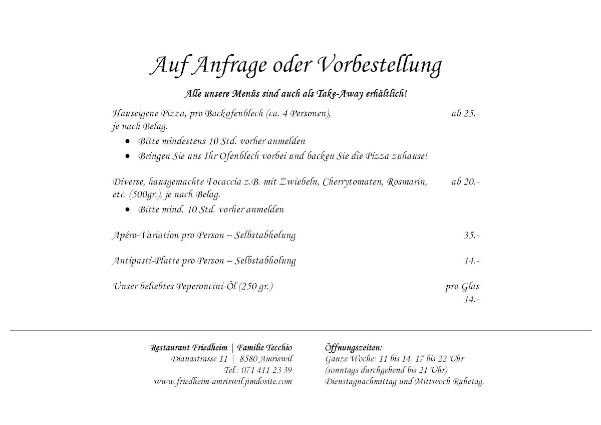 Menu Restaurant Friedheim Amriswil-8
