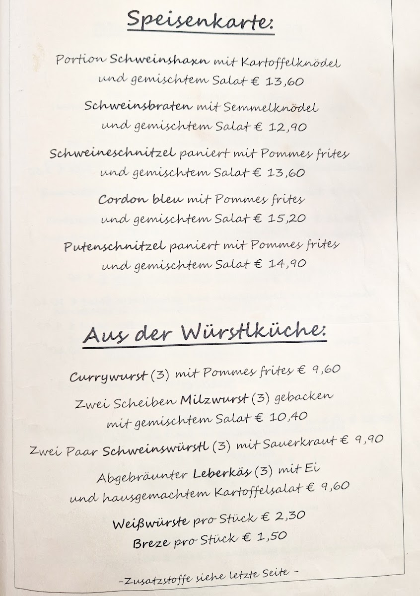 Menu Restaurant Gasthaus Pfeil-4