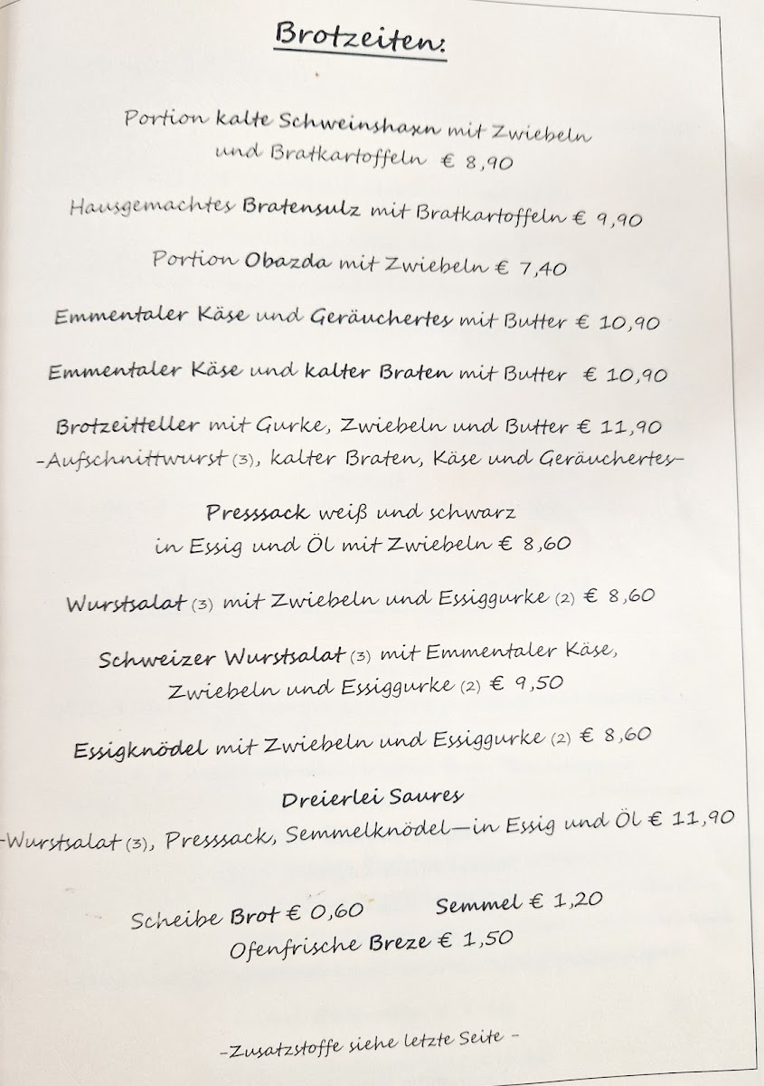 Menu Restaurant Gasthaus Pfeil-7
