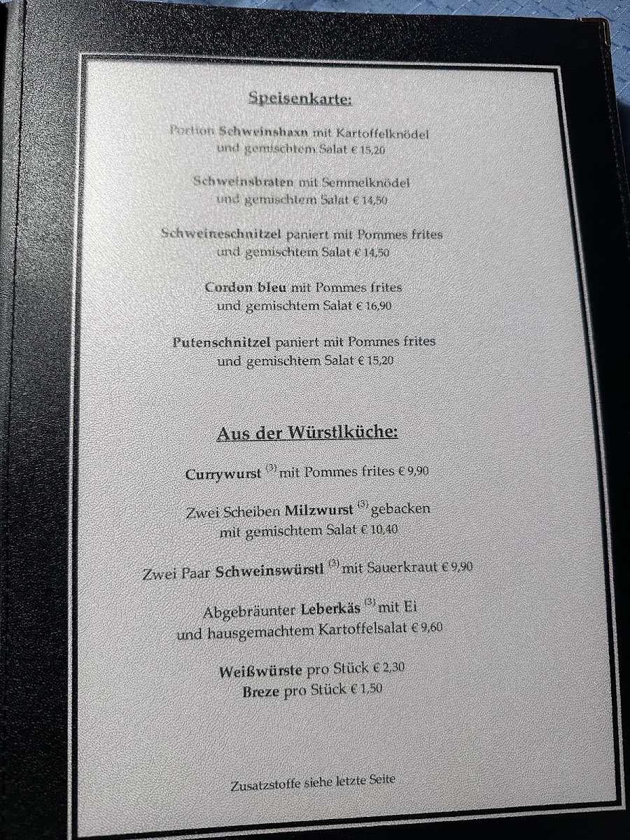 Menu Restaurant Gasthaus Pfeil-8
