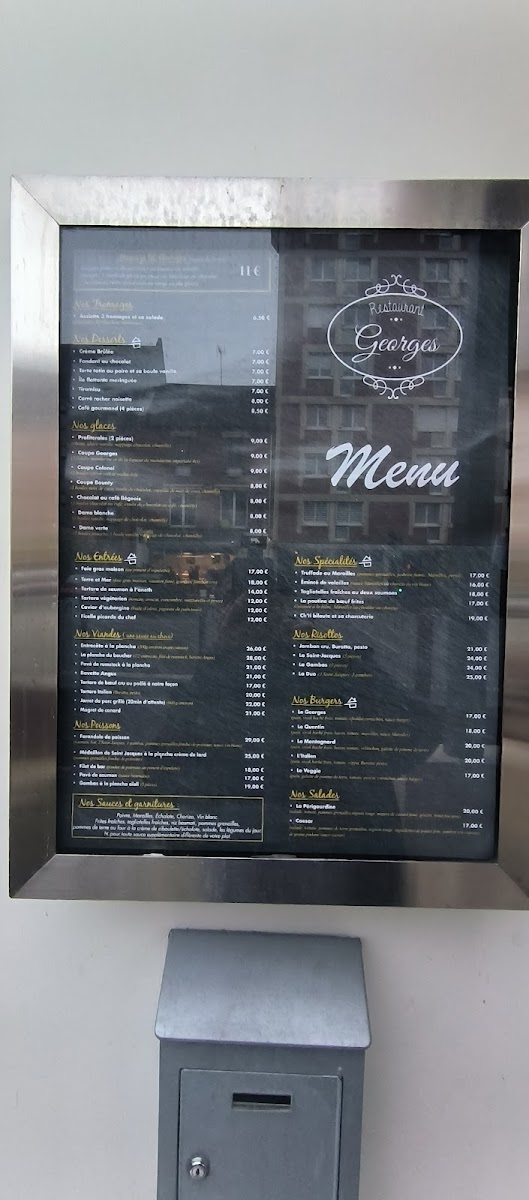Menu Restaurant Georges-1