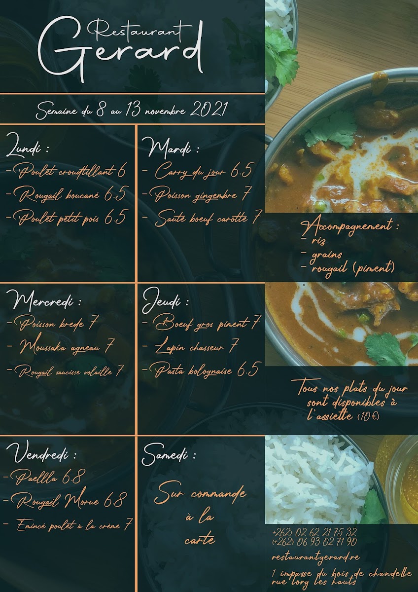 Menu Restaurant Gerard-1