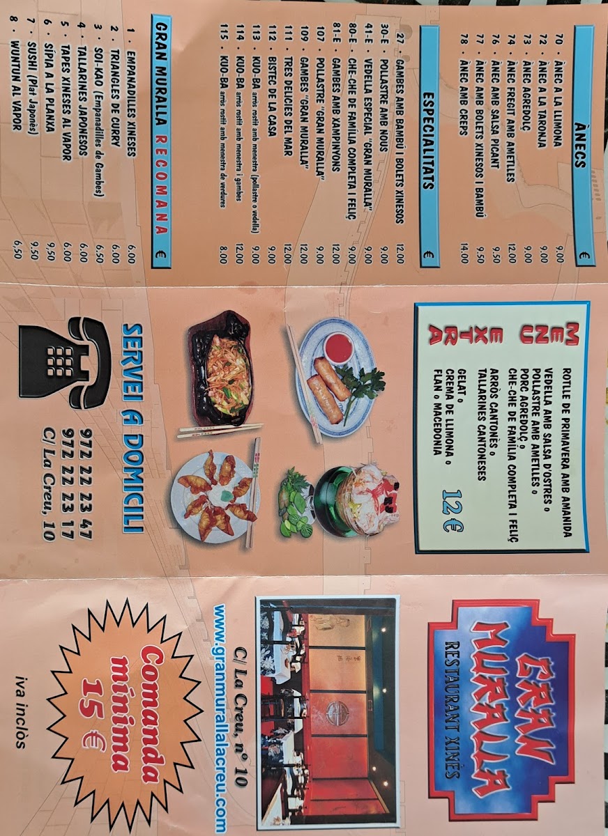 Menu Restaurant Gran Muralla Ii-2