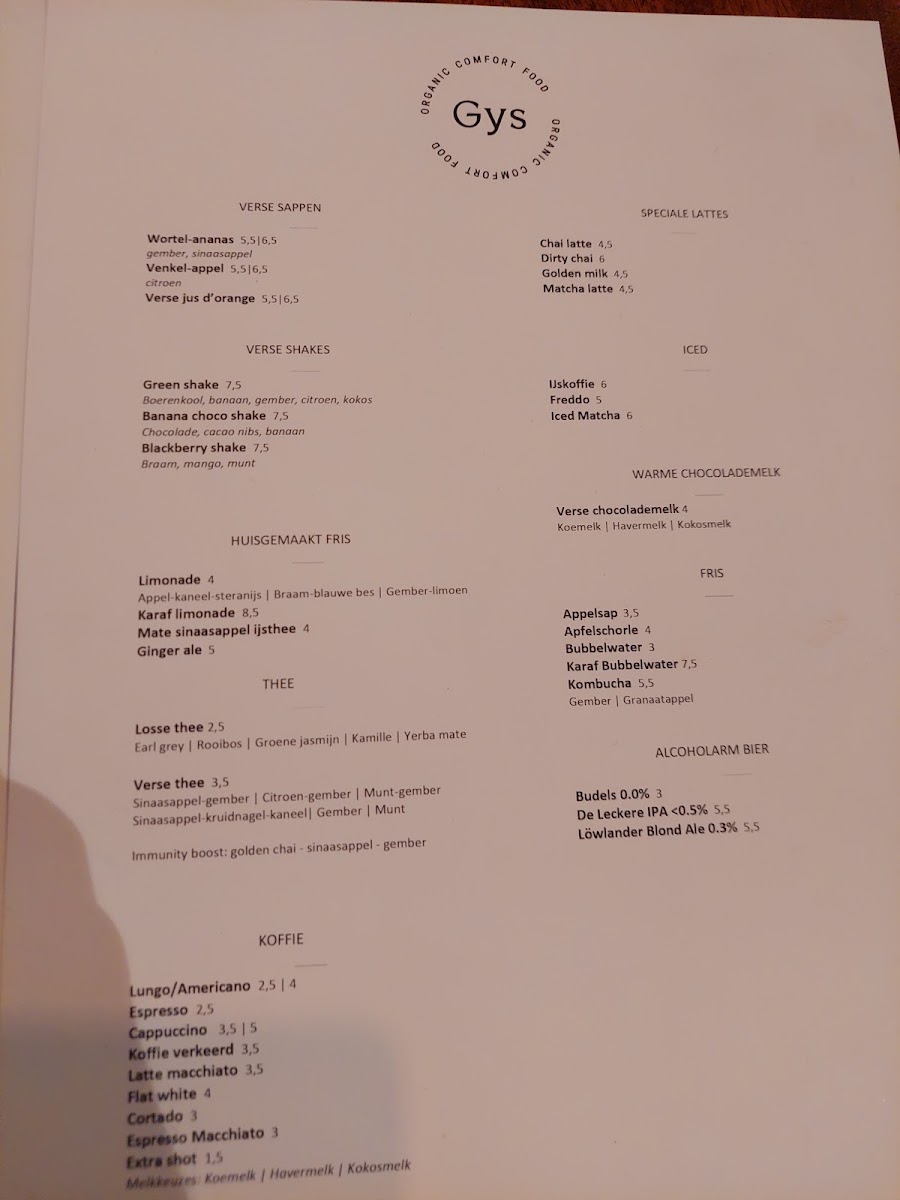 Menu Restaurant Gys Utrecht-8