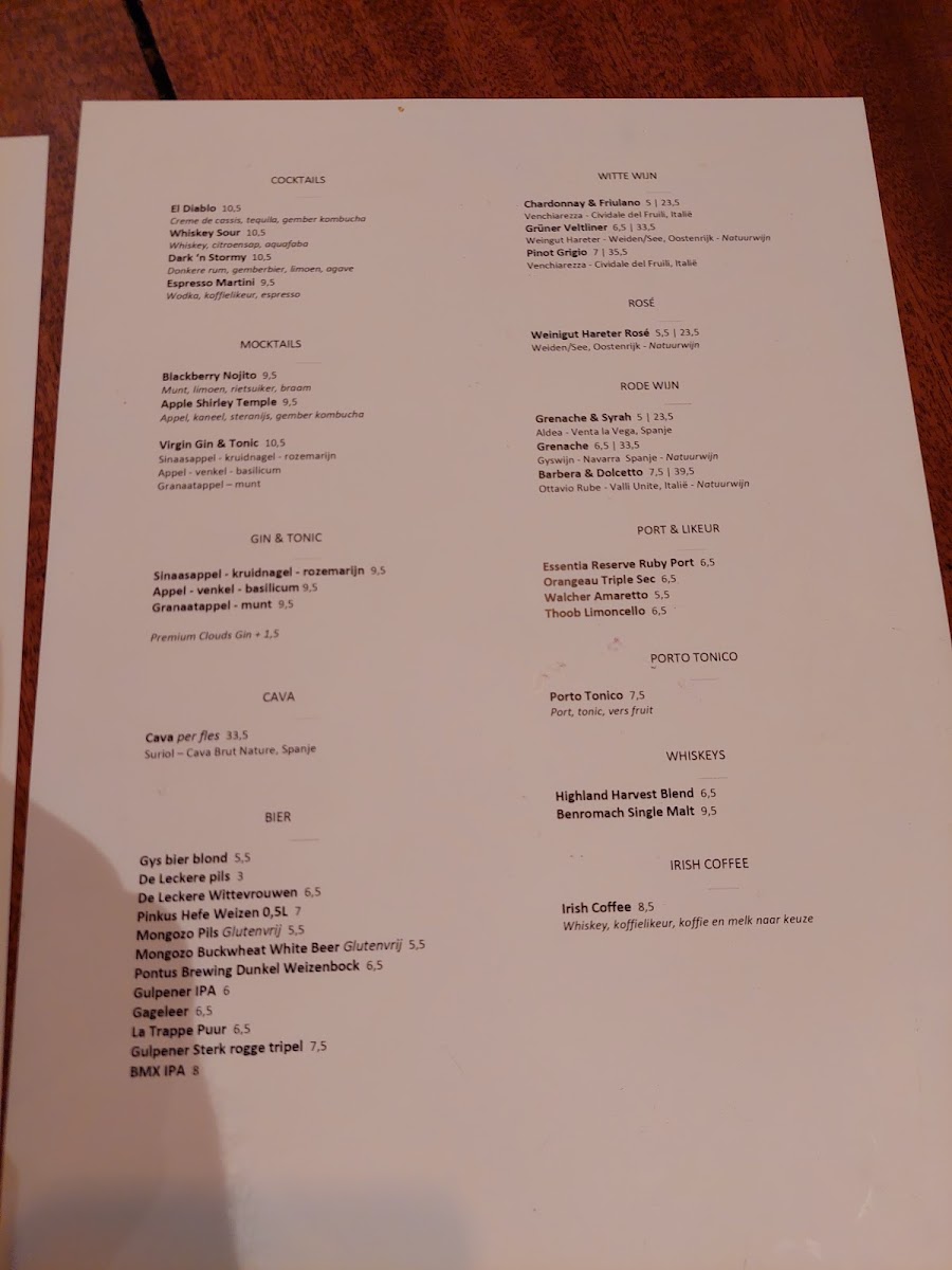 Menu Restaurant Gys Utrecht-9