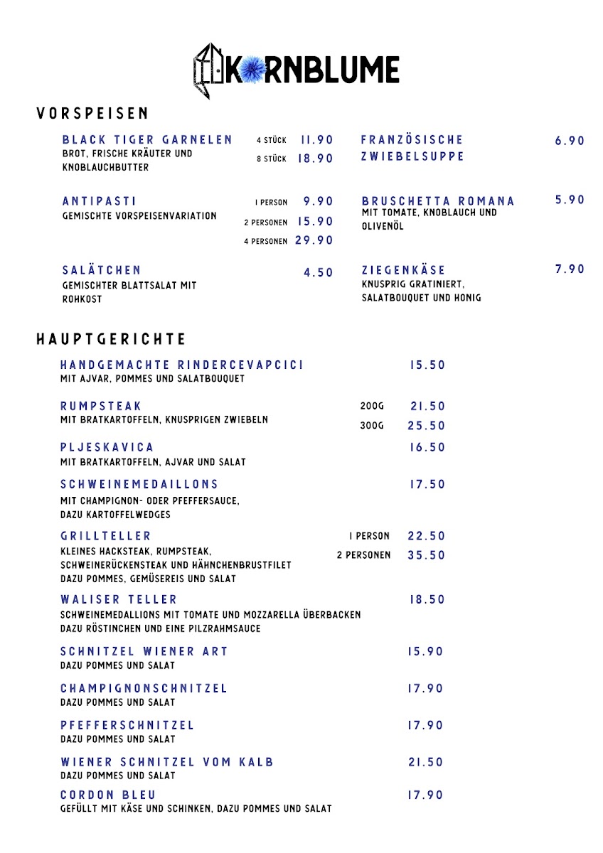 Menu Restaurant @ Hotel Kristal-1