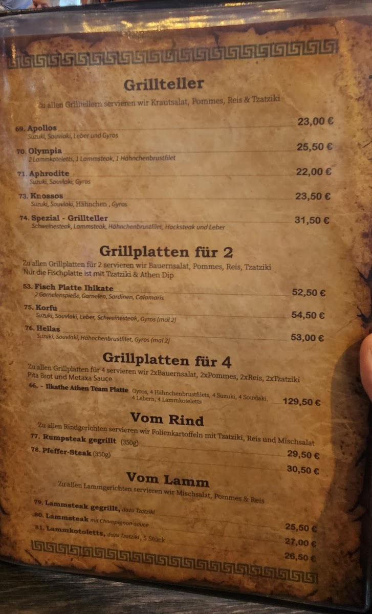 Menu Restaurant Ihlkate Athen-7