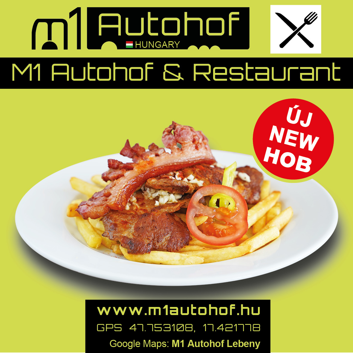 Restaurant In The M1 Autohof Lébény-3