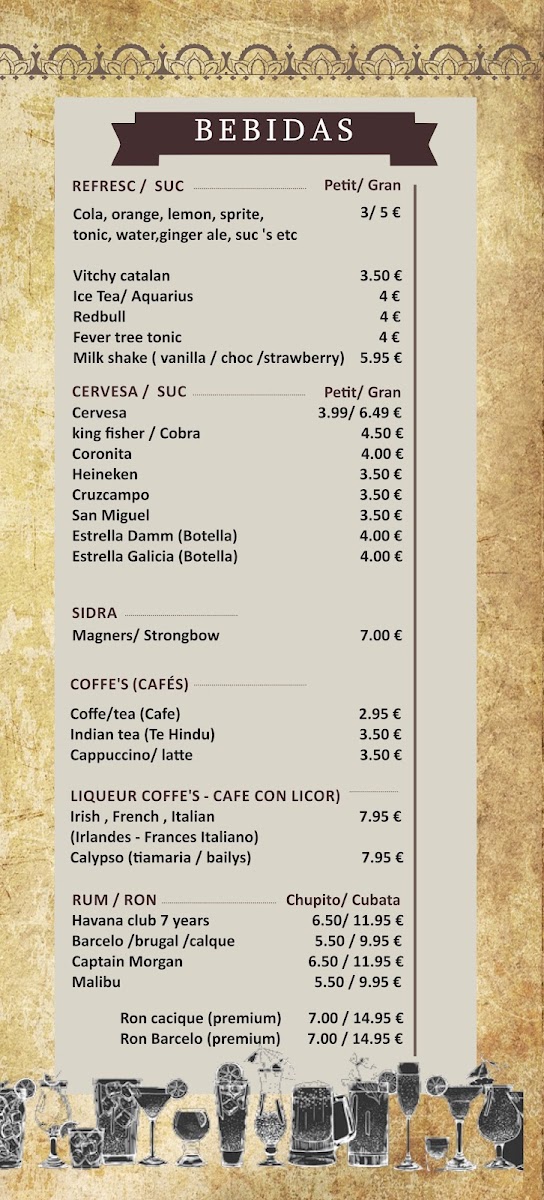 Menu Restaurant Indian Chilli-4