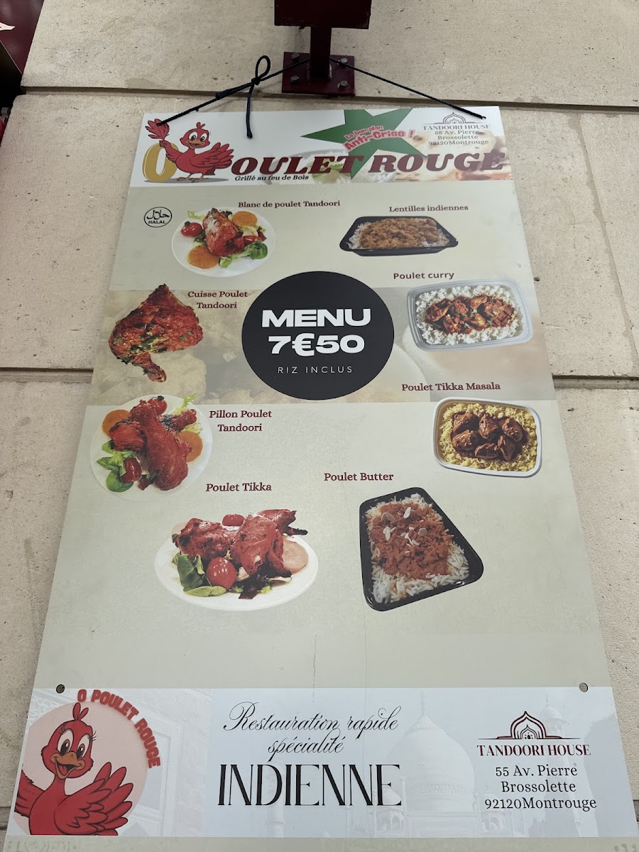 Menu Restaurant Indien Tandoori House-1