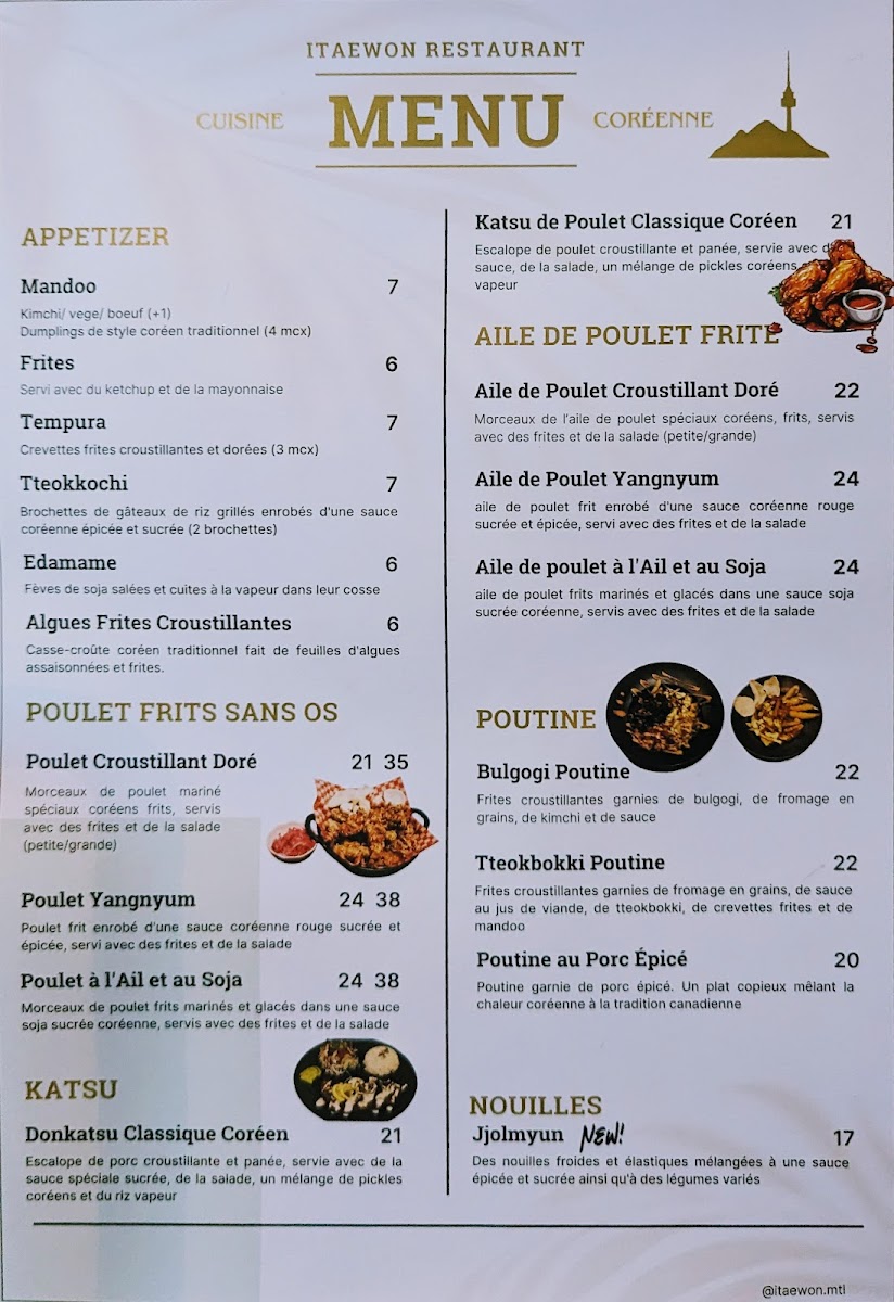 Menu Restaurant Itaewon-5