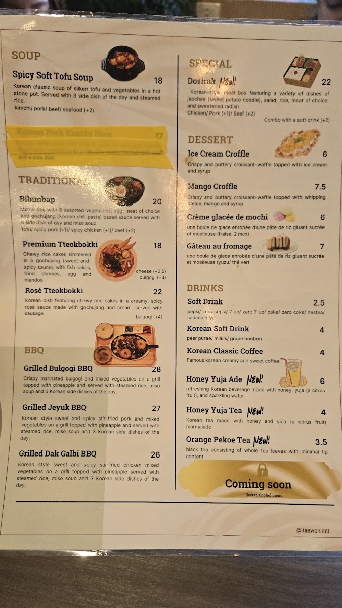 Menu Restaurant Itaewon-6